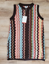 60's STYLE SHIFT DRESS Missoni Target 20th Anni. Multicolor Zigzag HTF XL sz