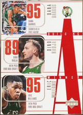 1996-97 Upper #137 Dana Barros / Dino Radja / Eric Williams / Dee Brown / VG