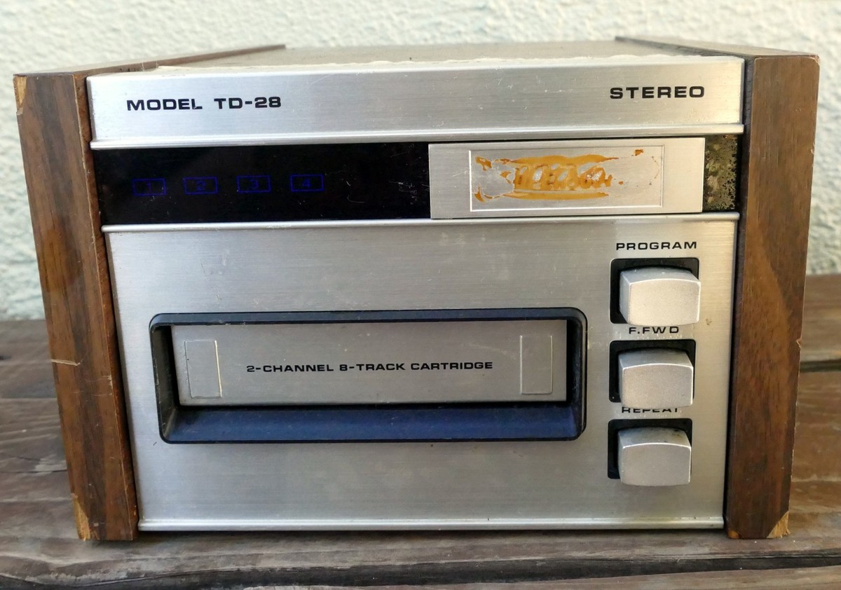 Superscope Marantz TD-28 8-Track Tape Player, Damaged, AS IS for