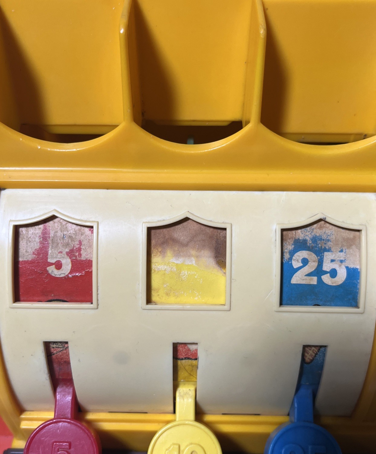 как выглядит Fisher Price 1974 Vintage Cash Register Working No Coins FREE SHIPPING фото