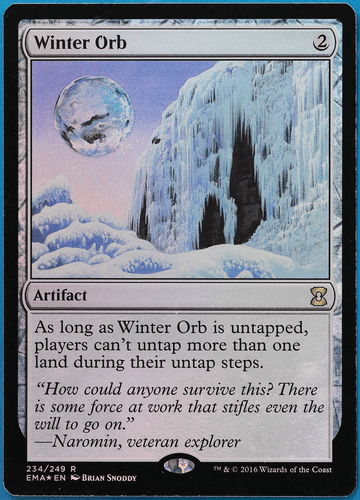Winter Orb FOIL Eternal Masters PLD Artifact Rare MTG CARD (ID# 498266) ABUGames - Picture 1 of 2
