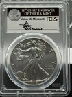 2016 American Silver Eagle PCGS MS70 30th Anniversary John Mercanti Signed