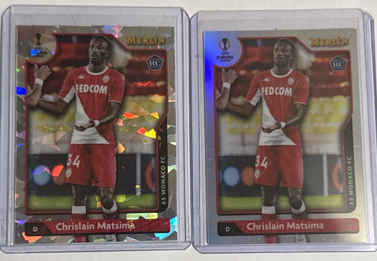 Topps Chrome Merlin Chrislain Matsima RC #134 Rookie Atomic Refractor /250