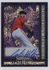 2025 Leaf Baseball Nation Purple Sparkles 8/8 Carter Holton #SMA-CH1 Auto 1pe6