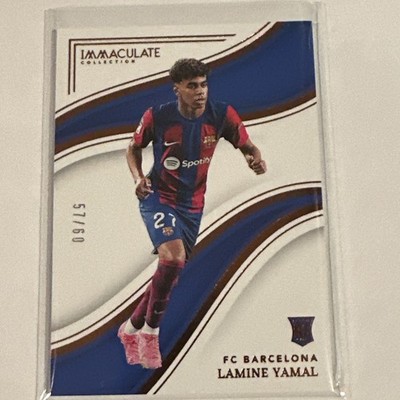 LAMINE YAMAL 2023 IMMACULATE ROOKIE SOCCER FC BARCELONA RC 57/60