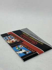 Duck Hunt and Super Mario Bros NES Manual Only Nintendo NES-MH-CAN Authentic