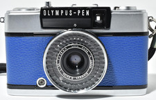 ?? MINT OLYMPUS PEN EE-3 Blue 35mm Half Film Camera Japan  2696130