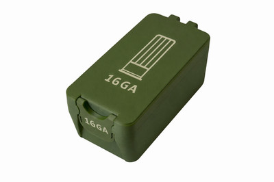 16 Gauge Ammo Box   15 Rounds - Snap Close Storage Box | Fully Customizable