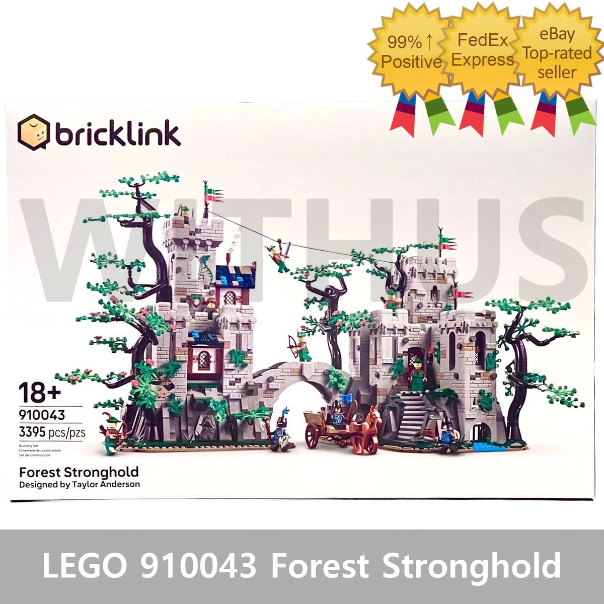 LEGO 910043 Bricklink Forest Stronghold 3395pcs SEALED/ No Tariffs 