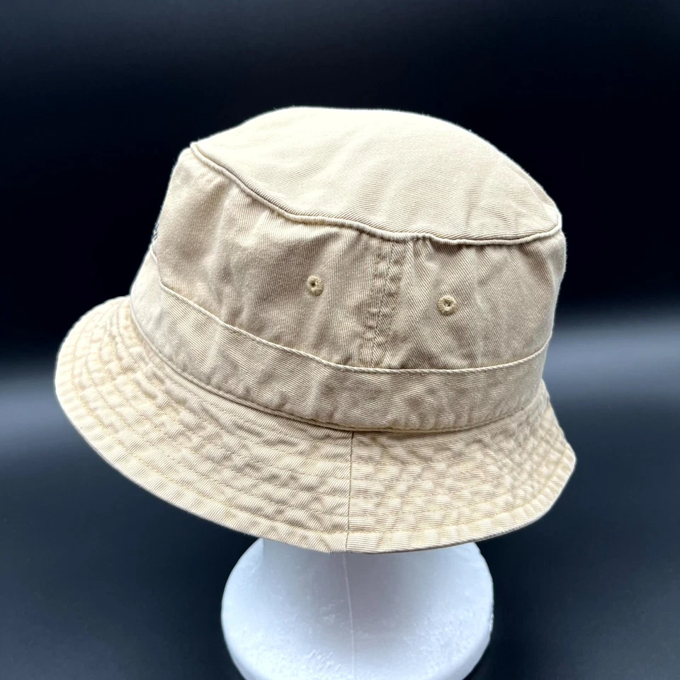 Polo Ralph Lauren Hat Mens S/M Beige Bucket Cap Wide Brim Embroidery Logo Summer - Image 2 of 4