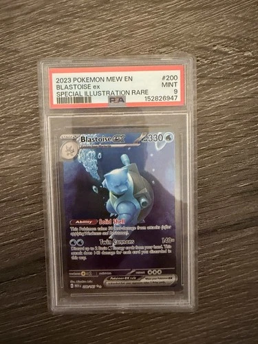 New ListingPokémon Blastoise ex Special Illustration Rare PSA 9 Holo 200/165 S&V 151