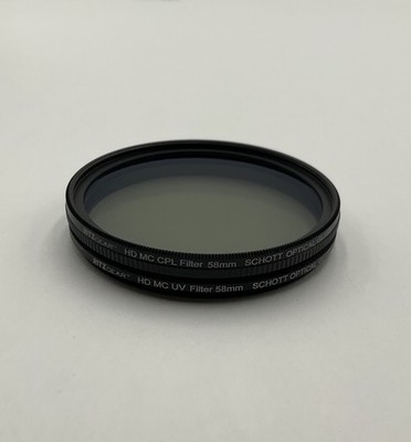 Ritz Gear 58mm HD MC Super Slim UV Filter with Schott Optical Glass- Bundle Of 2