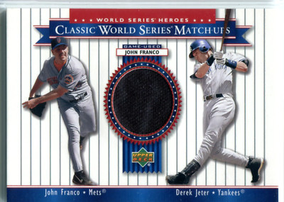 John Franco 2002 Upper Deck Game-Used Jersey Card