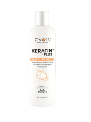 E-VOSS Keratin Plus Garlic Shampoo 16 FL OZ