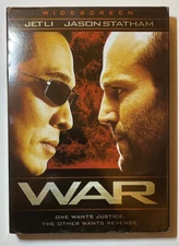 WAR -  Jet Li / Jason Statham (DVD, 2007) Brand New w/ Metallic Slipcover