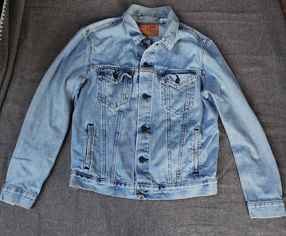 Levi's Strauss Blue Denim WPL-423 CA00342 Trucker Jean Jacket