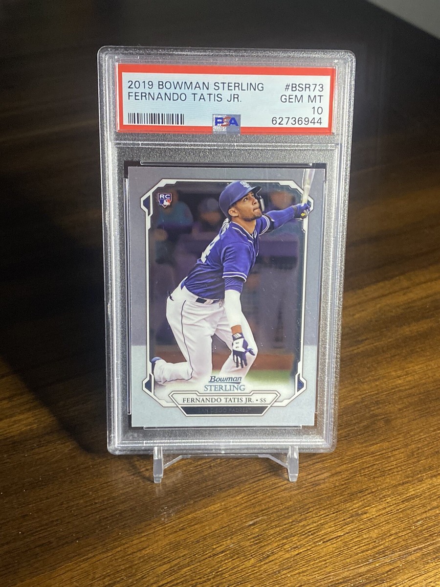 2019 Bowman Sterling - Fernando Tatis Jr. - #BSR73 - GEM MT 2019 Bowman Sterling - Fernando Tatis Jr. - #BSR73 - GEM MT