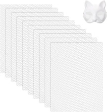 10 Sheets White Fursuit Eye Plastic Mesh 1Mm Therian Eye Mesh Waterproof Printab