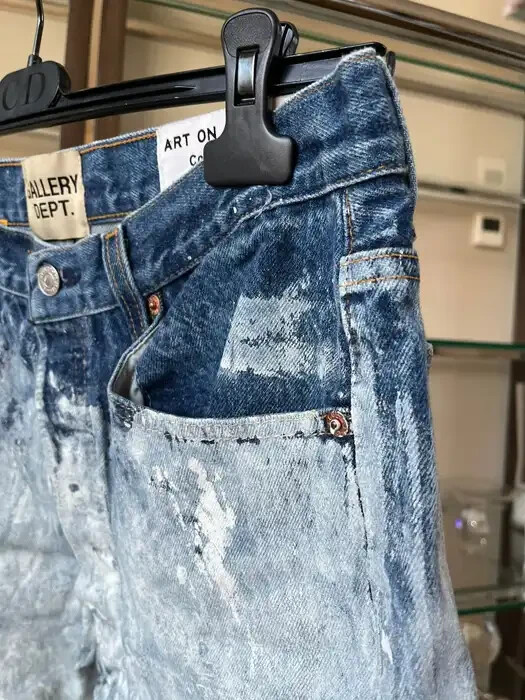 Jean Gallery Department - Coupe Artefact Avec Effet Peinture - Taille 31 US (31 Longueur) - Neuf Avec étiquettes