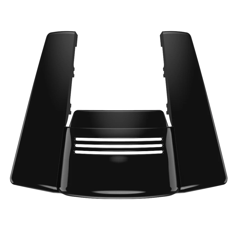 Vivid Black Dual Uncut Stretched Rear Fender Extension For 2009+ Harley Touring - Image 2 of 4