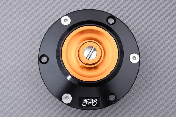 Bouchon de réservoir Kawasaki Z300 orange essence alu accessoires moto ER300 2016 2017