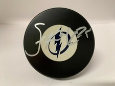 Slater Koekkoek Autographed TB Lightning Official Licensed Puck ASCF COA