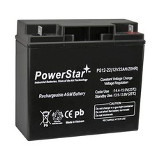 12V 12 Volt 18AH Sealed Lead Acid Battery for Modified Power Wheels UPGRADE 22AH