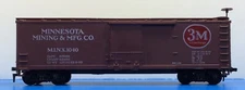 HO Scale "Minnesota Mining & Mfg Co" MINX 1040 40' Freight Train Box Car