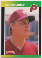 1989 Donruss Baseballs Best #327 Dennis Cook Philadelphia Phillies