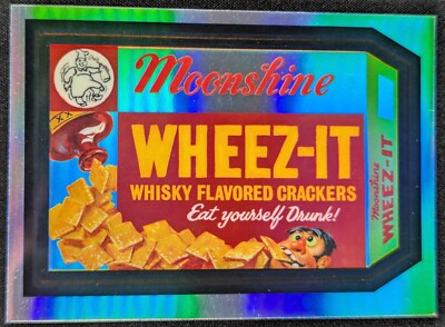 Wheez-It Cheez-It Cracker 2014 Topps Wacky Packages Refractor Card