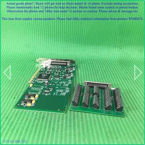 Traducción de datos DT331 Rev.AK STP68, DAQ tarjeta PCI como en fotos, sn:RANDOM, DHL. - Imagen 9 de 15