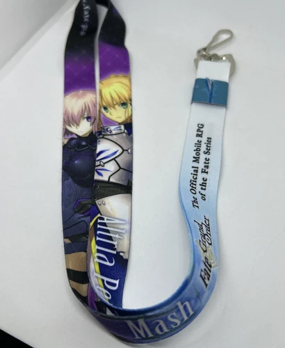 Fate Grand Order Lanyard Saber Altria Pendragon Shielder Mash Anime Expo