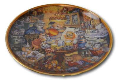 Franklin Bill Beach Retreat Cats Collector Limited Edition Porcelain Plate