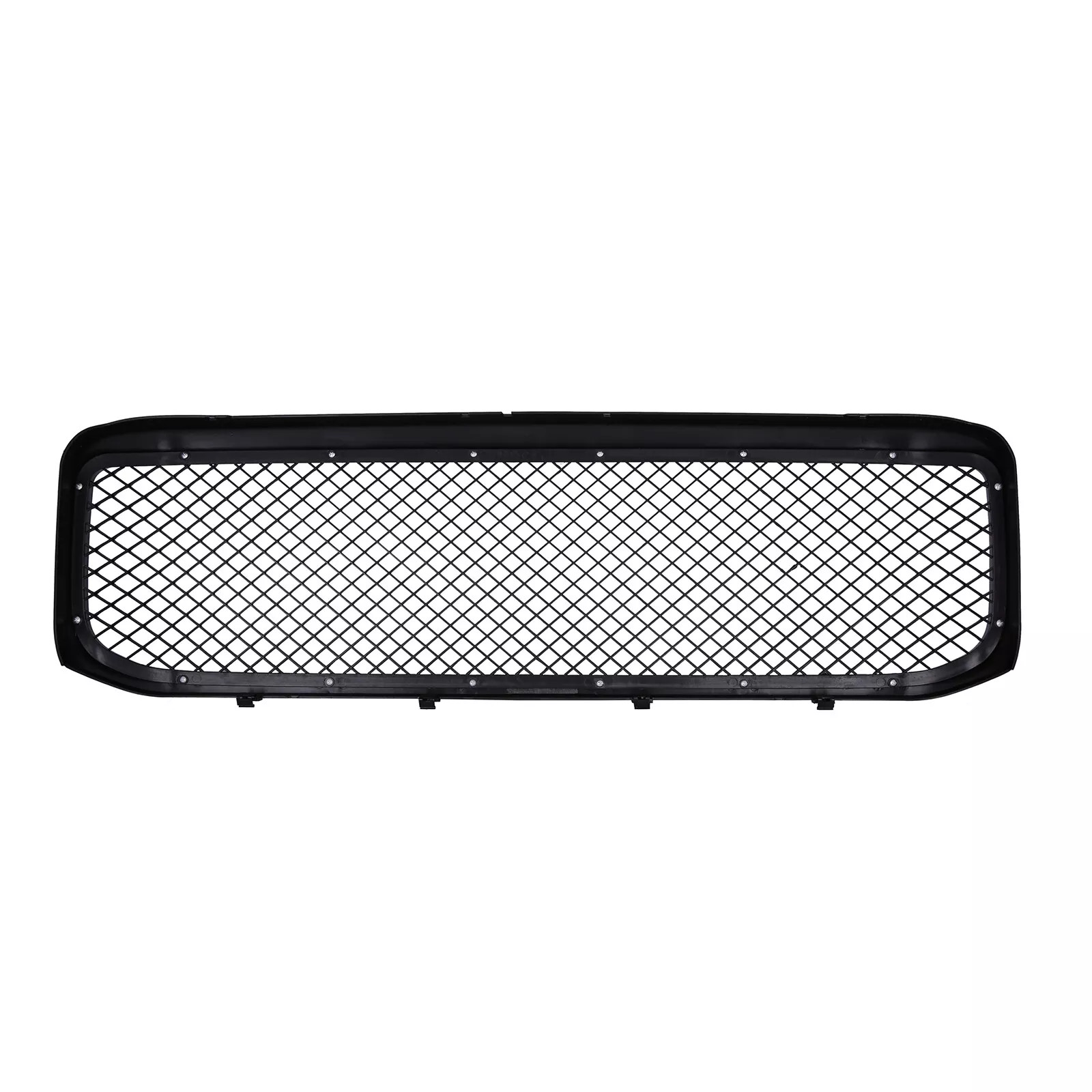 FITS 1999-2004 Ford F-250 F-350 Super Duty Front Bumper Glossy Black Grille Mesh