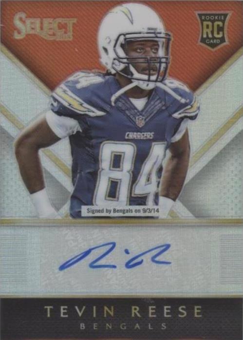 Tevin Resses 2014 Panini Select - Rookie Autographs Tevin Reese #RA-TV Silver Prizm ...
