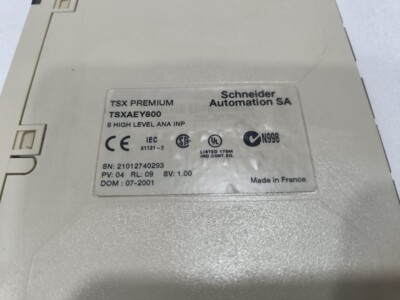 Automate Programmable Schneider Electric TSXAEY800 - Pièce D'occasion Pour Automatisme Industriel