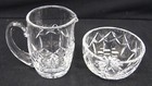 WATERFORD Crystal KERRY Old Style Creamer & Open Sugar Bowl IRELAND — photo 1