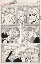 Millie the Model 125 p27 Original art by Goldberg & Stan Lee 1964