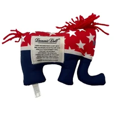Dammit Doll Republican Elephant Politics Voting Gag Gift Plush 7" Toy Lovey