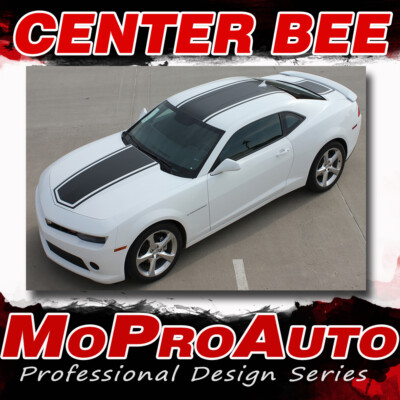 2014-2015 Chevy Camaro CENTER BEE Rally Hood Stripes Decals 3M Pro Vinyl Graphic