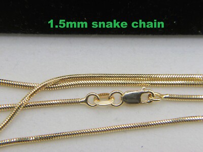 Solid 14k gold Chain Necklace Box chain Rope chain Curb chain 14kt gold