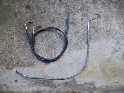 Gas Rückholzug Black Hülle 1,0m Tempomat Harley Davidson FLHR/T Touring