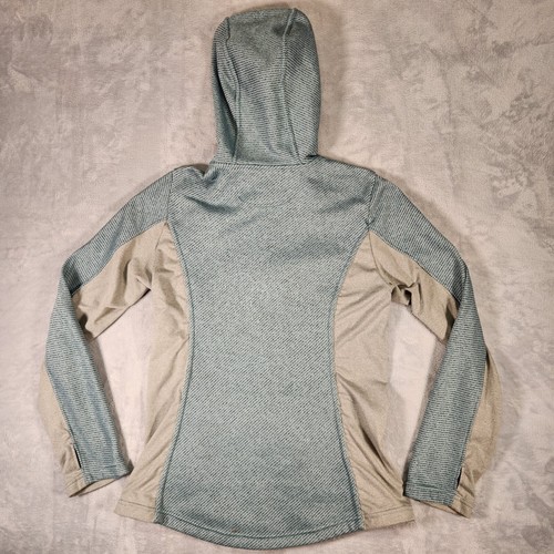 ExOfficio Jacket Womens Small Blue Hooded Sweatshirt Hike Camping Gorpcore - Picture 2 of 13