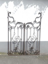 antikes Gartentor Gartentür Gartenpforte Zauntür Eisentür 2 Flügel Frankreich