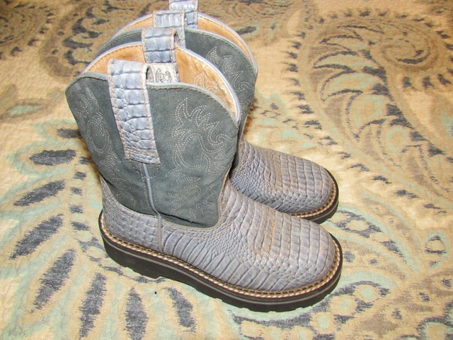 women's ariat ostrich skin boots