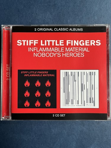Stiff Little Fingers INFLATABLE MATERIALS + NOBODY’S HEROES Barely Used 2x CD