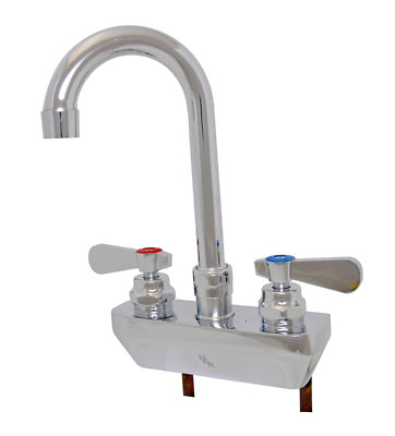 BK Resources OptiFlow BKF-4SM2-XX-G 4'' Splash Wall Mount Lead Free Faucet