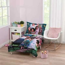 New Disney Encanto 3 pc Toddler / Crib Bedding Set Quilt Sheet Pillowcase