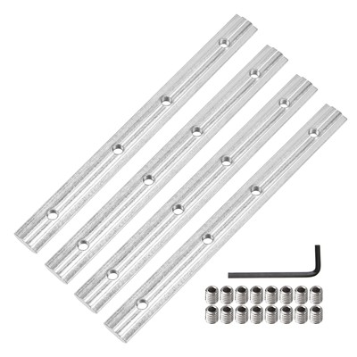 4Pcs 3030 Series Aluminum Profile Straight Line Connector for T Slot 8mm Join...
