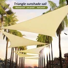 Waterproof Shade Sail Patio Awning Outdoor Garden Pool Sun Canopy Shelter Cover